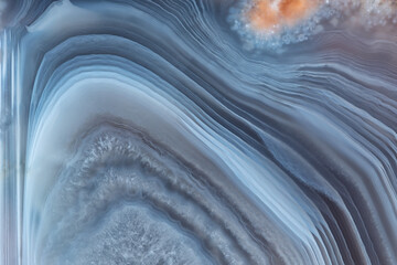 Full screen texture of light blue striped agate
