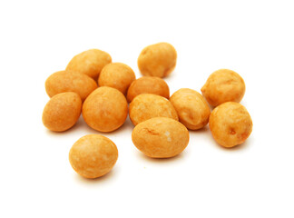 peanut on white background