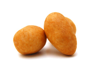 peanut on white background