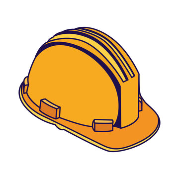 construction helmet accessory isolated icon