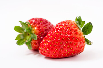 strawberry on white background
