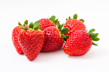 strawberry on white background
