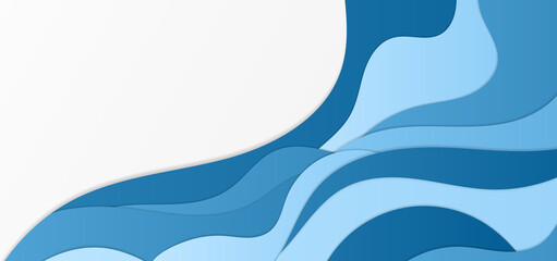 Fluid curve shape design water concept abstract background