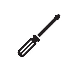 Wrench icon vector logo illustration flat style