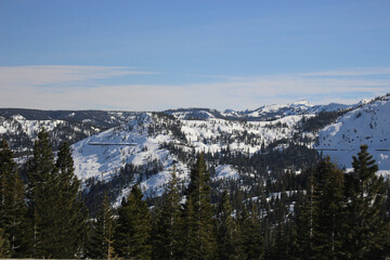 winter in the mountains