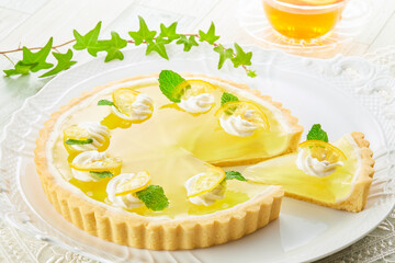 クリアレモンタルト　透明レモンタルト　レモンタルト　クリアゼリー