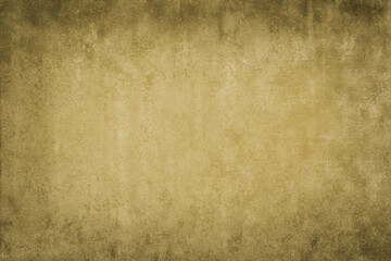 Vintage background with grunge texture, old yellow color background with white center, texture for design