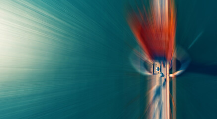 Aerial view of the Golden Gate Bridge in San Francisco, CA zoom in satellite view concept