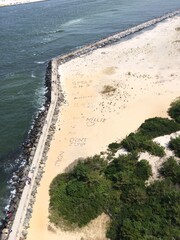 view of the beach