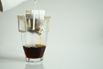 Drip bag fresh coffee cup