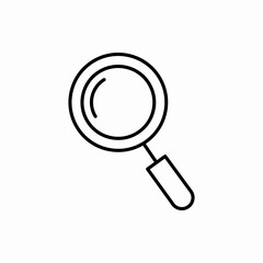 Outline search icon.Search vector illustration. Symbol for web and mobile