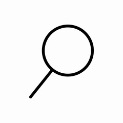 Outline search icon.Search vector illustration. Symbol for web and mobile