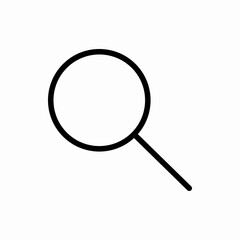 Outline search icon.Search vector illustration. Symbol for web and mobile