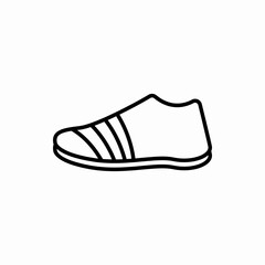 Outline sneaker icon.Sneaker vector illustration. Symbol for web and mobile