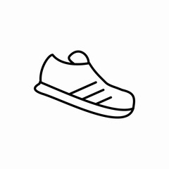 Outline sneaker icon.Sneaker vector illustration. Symbol for web and mobile