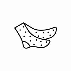 Outline sock icon.Sock vector illustration. Symbol for web and mobile