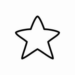 Outline star icon.Star vector illustration. Symbol for web and mobile