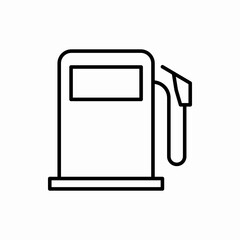 Outline station pump icon.Station pump vector illustration. Symbol for web and mobile