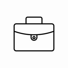 Outline suitcase icon.Suitcase vector illustration. Symbol for web and mobile