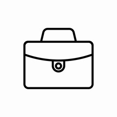 Outline suitcase icon.Suitcase vector illustration. Symbol for web and mobile