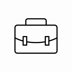 Outline suitcase icon.Suitcase vector illustration. Symbol for web and mobile