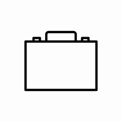 Outline suitcase icon.Suitcase vector illustration. Symbol for web and mobile