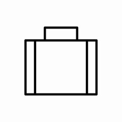 Outline suitcase icon.Suitcase vector illustration. Symbol for web and mobile