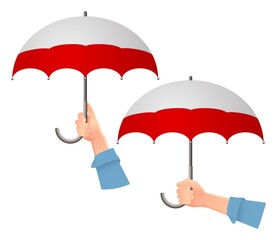 Poland flag umbrella