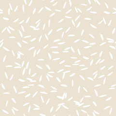 Simple seamless rice grain pattern