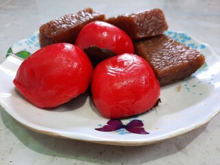 kueku and wajik Traditional Food