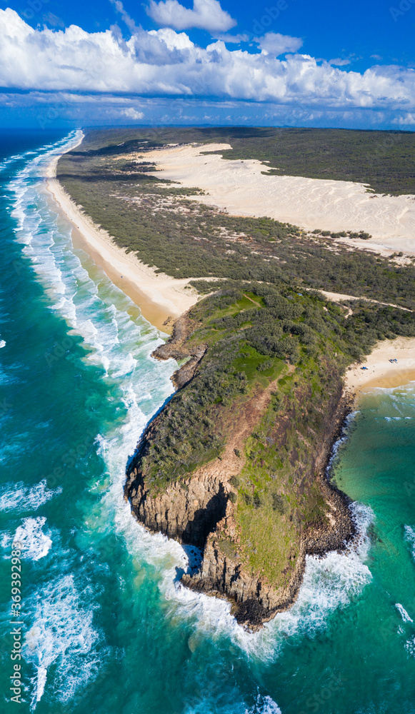 Wall mural The famous Indian Head on Fraser Island