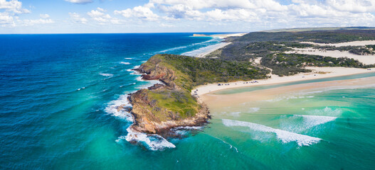 The stunning Waddy Point on Fraser Island