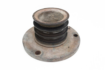 Pulley belt isolated on a white background.