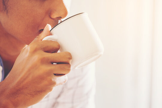 Coffee drip in morning