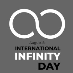 International Infinity Day Vector Design