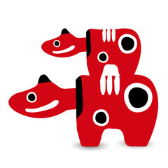 丑　年賀状　干支　アイコン