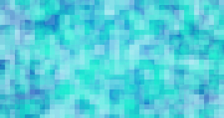 abstract blue and green mosaic pattern background