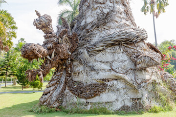 Old raja's palace Taman Ujung Sukasada (Taman Ujung Water Palace), Karangasem, Bali Island, Indonesia