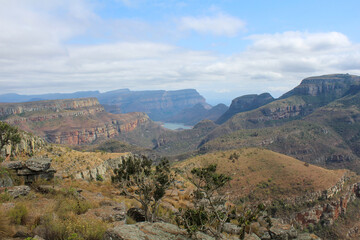 Fototapeta na wymiar Ausblick Panorama Route Südafrika 