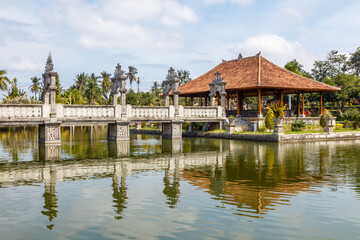 Old raja's palace Taman Ujung Sukasada (Taman Ujung Water Palace), Karangasem, Bali Island, Indonesia
