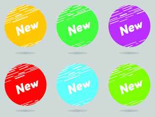 Red,Blue, green,purple, and yellow Supper sale Speed icon set 6 , Vector
