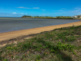 Strand in Australien weit drausen wild