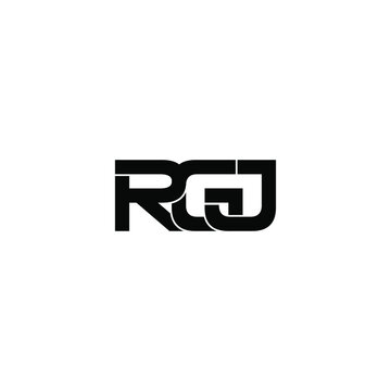 rgj letter original monogram logo design