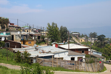 Obraz premium Township in Knysna Südafrika 
