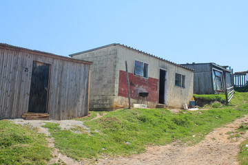 Fototapeta na wymiar Township in Knysna Südafrika 