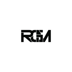 rgm letter original monogram logo design