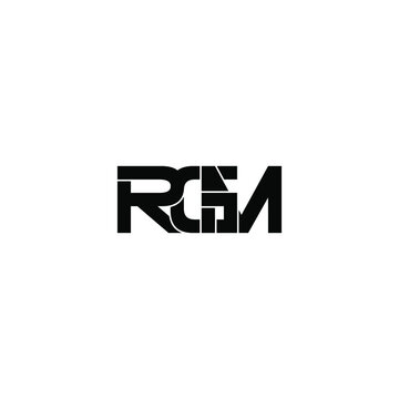 rgm letter original monogram logo design
