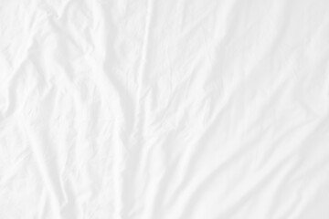 Fototapeta na wymiar Abstract texture white cloth background soft waves