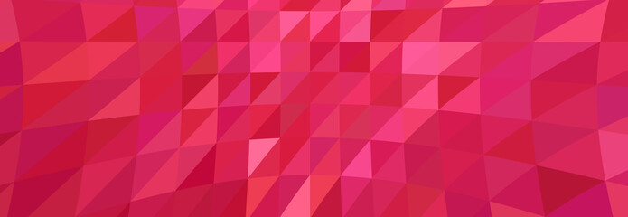 Fototapeta premium Banner with abstract red pink pattern.