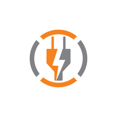 plug logo , power energy logo